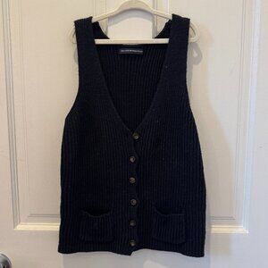 brandy melville blue knite sweater vest
